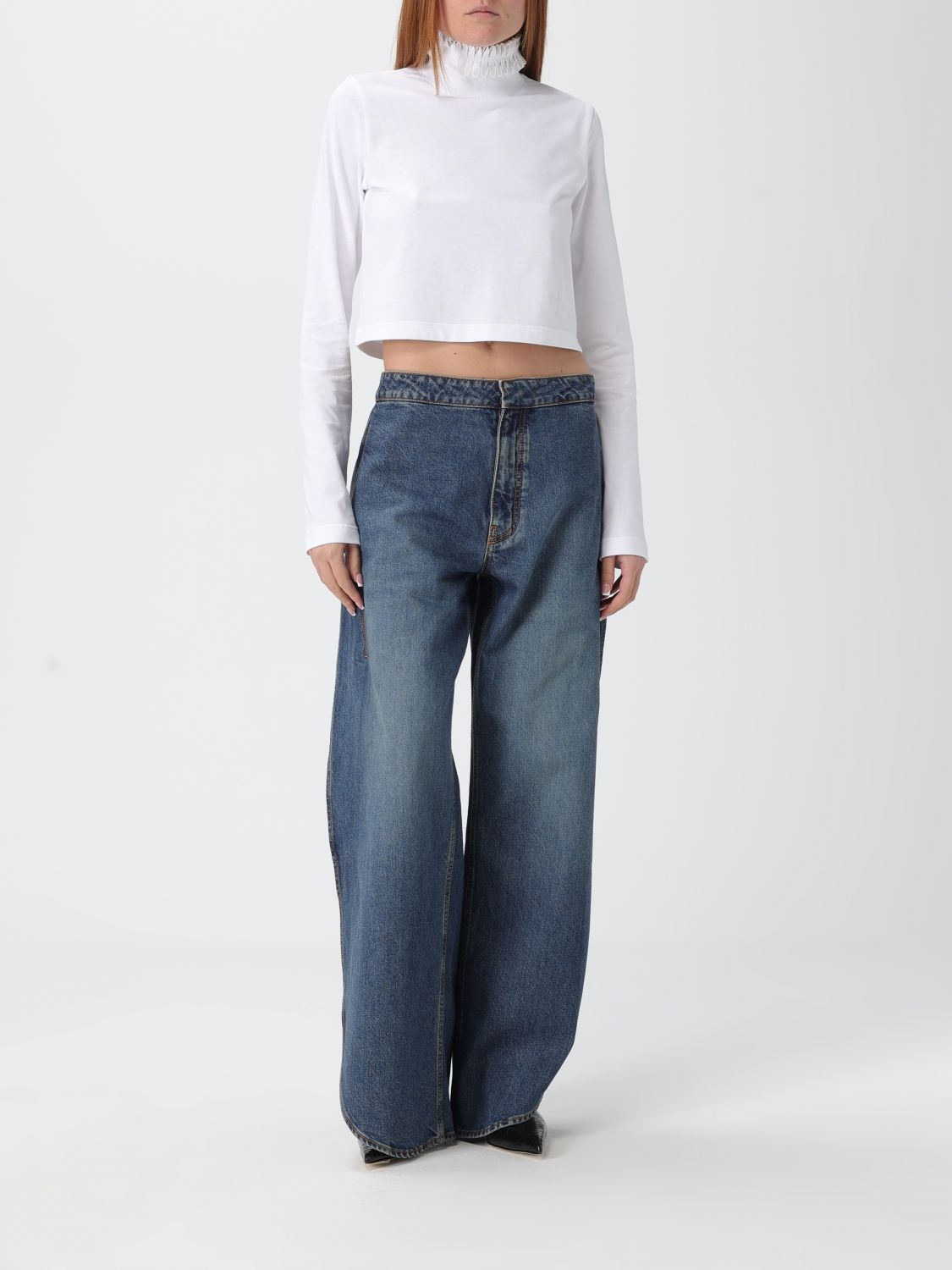 [Alaia] T-shirts FW25 AA9I0010J010B 000