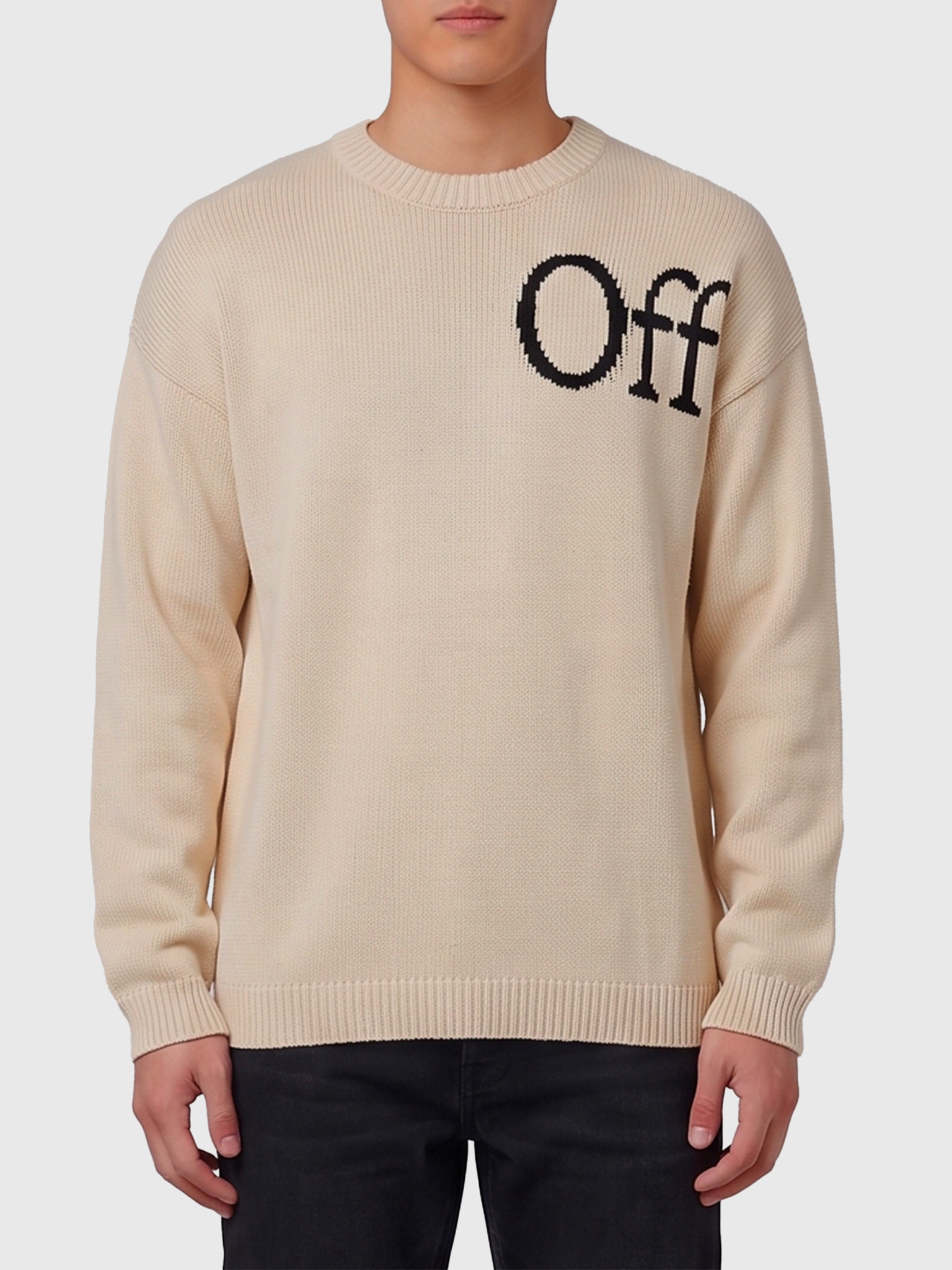[Off White] Knitwear FW26 OMHE20QF26_KNI00110_110