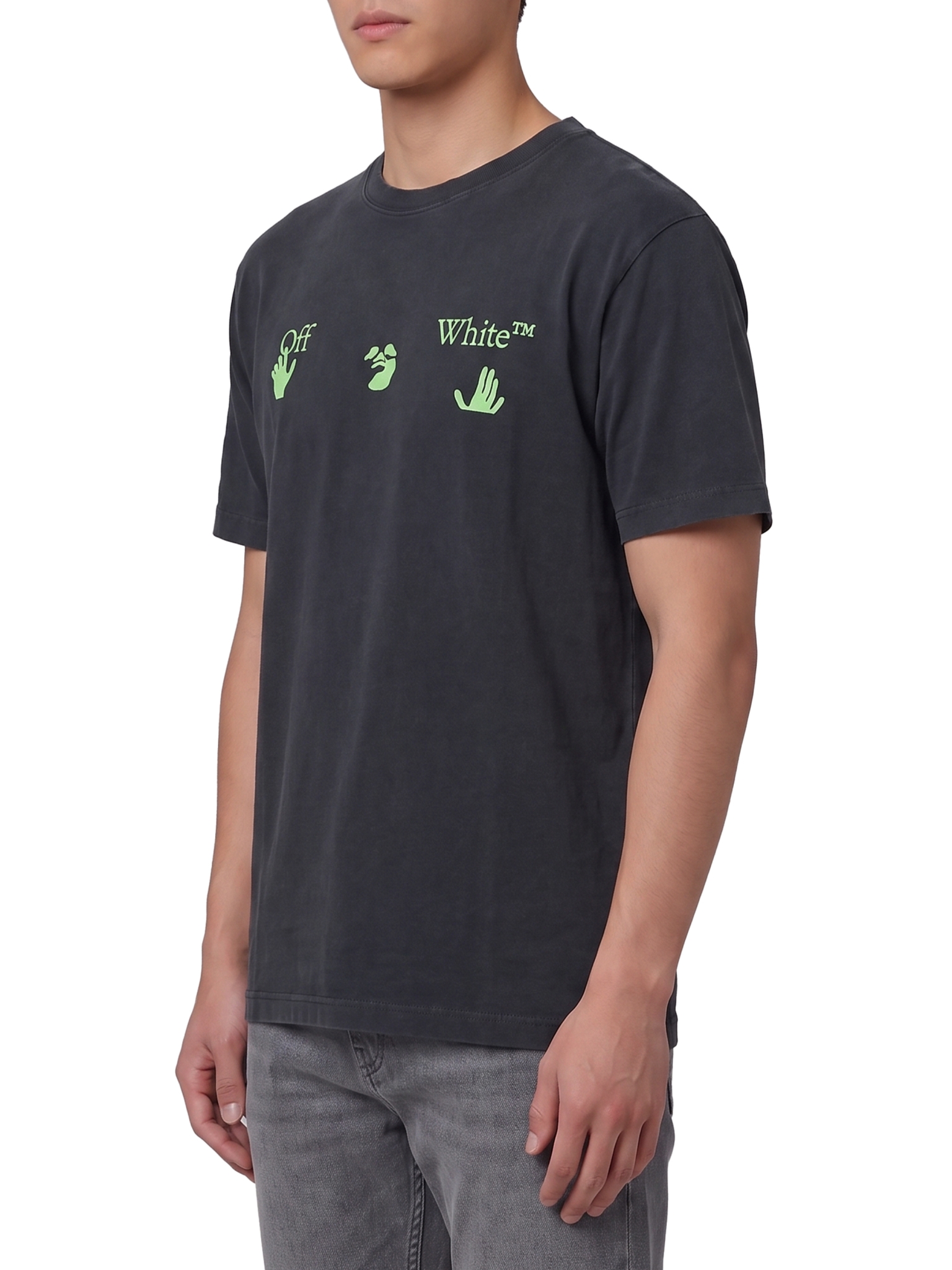 [Off White] T-shirts Short Sleeve FW26 OMAA120F26_JER01900_001