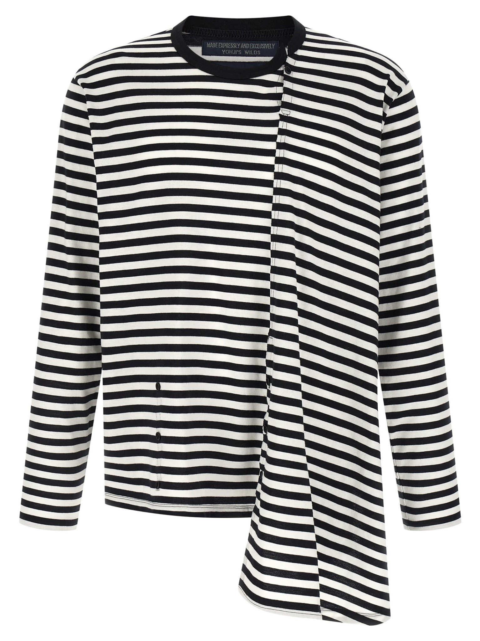 [YOHJI YAMAMOTO] Knitwear SS26 HKT56074WHTXBLK1