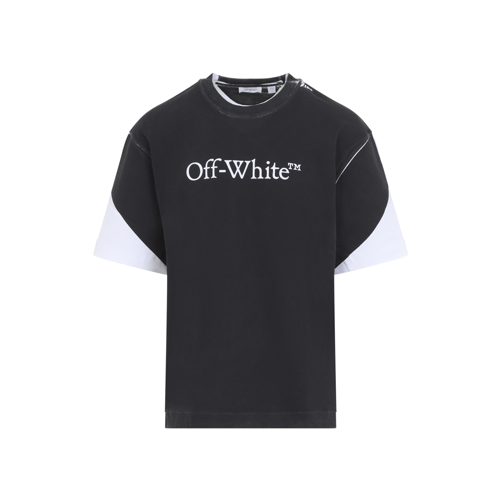 [Off-White] T-shirts Short Sleeve FW26 44MAA120F26J01D100