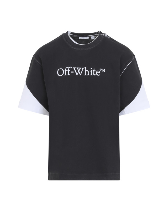[Off-White] T-shirts Short Sleeve FW26 44MAA120F26J01D100
