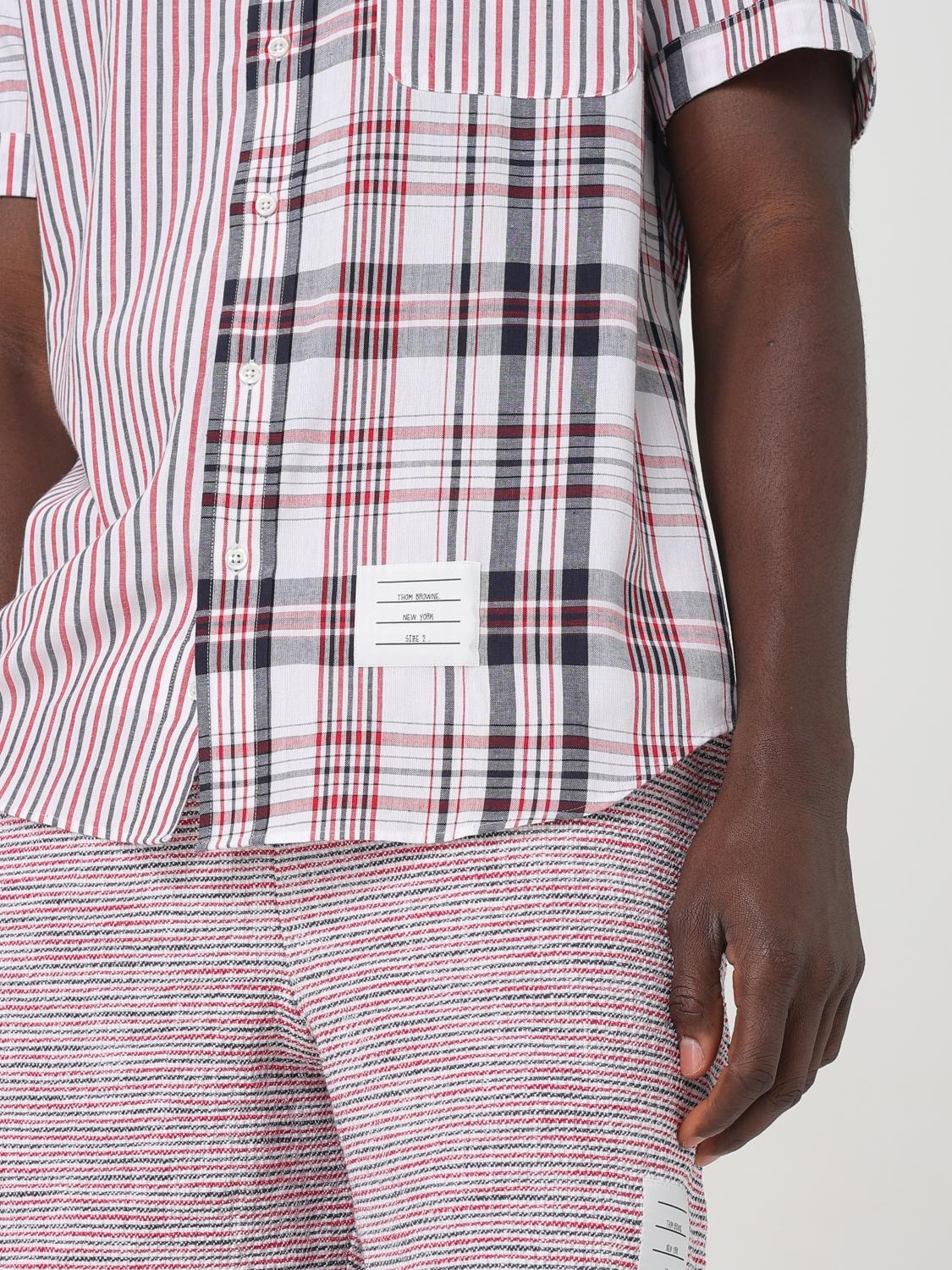 [Thom Browne] Shirts Short Sleeve SS25 MWS239FF0808 960