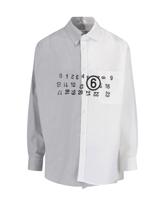 [MM6 Maison Margiela] Shirts Long Sleeve FW26 SH0DT0057 MTN183961