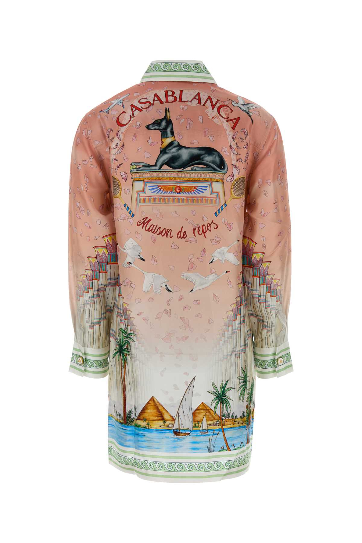 [Casablanca] Long sleeve dress FW26 WPF26DR16701 ETHEREAL