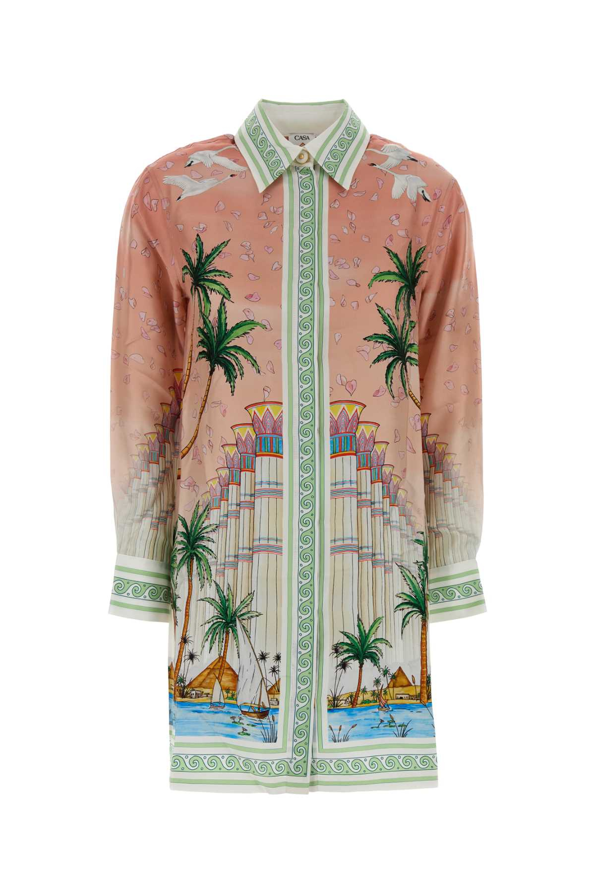 [Casablanca] Long sleeve dress FW26 WPF26DR16701 ETHEREAL