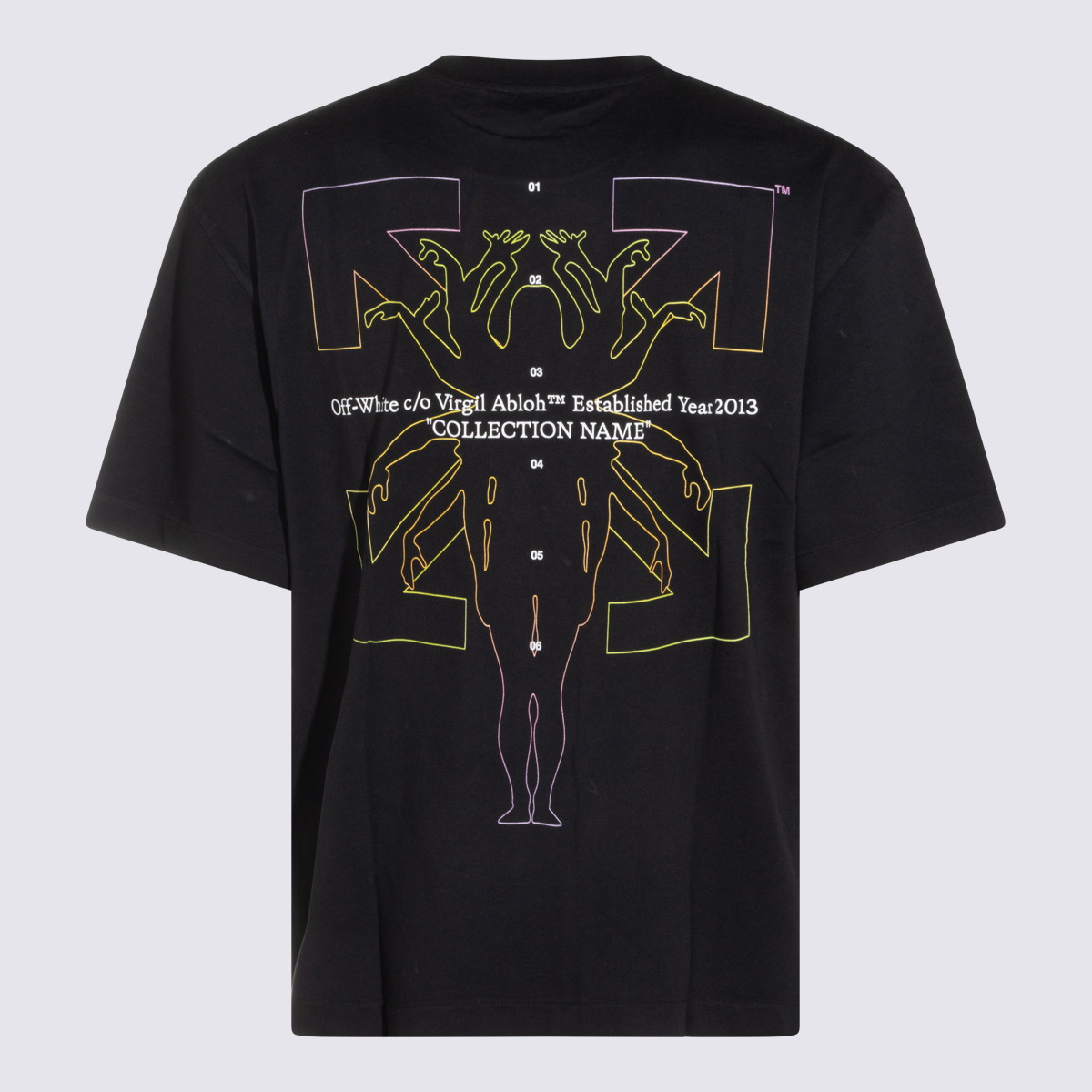 [Off-White] T-shirts Short Sleeve FW26 OMAA120F26JER00F001