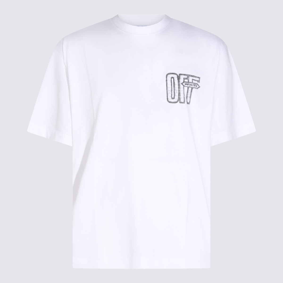 [Off-White] T-shirts Short Sleeve FW26 OMAA120F26JER00Y100