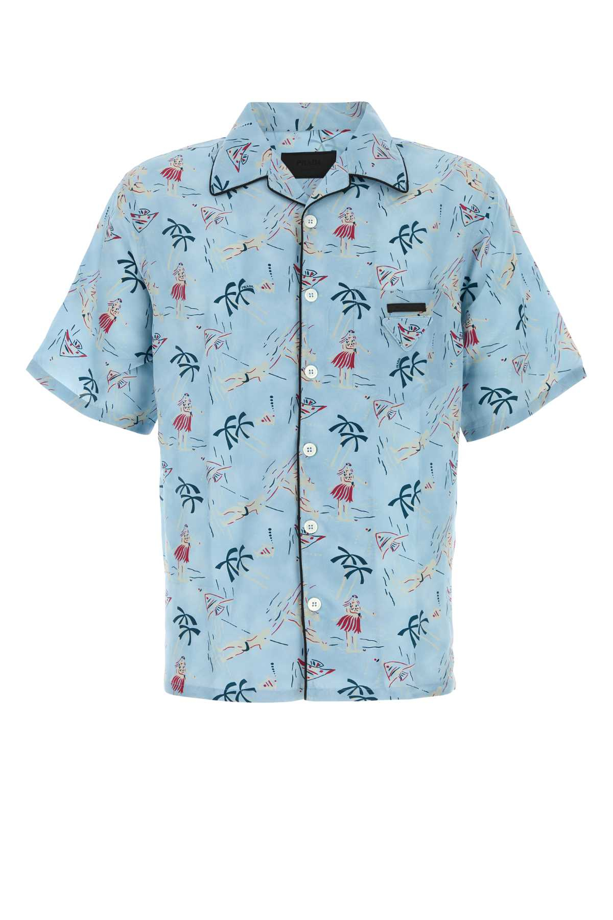[Prada] Shirts Short Sleeve SS26 UCS524SOOO17OY F0076