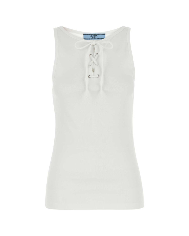 [Prada] T-shirts Sleeveless SS26 39603SOOO10Z0 F0009
