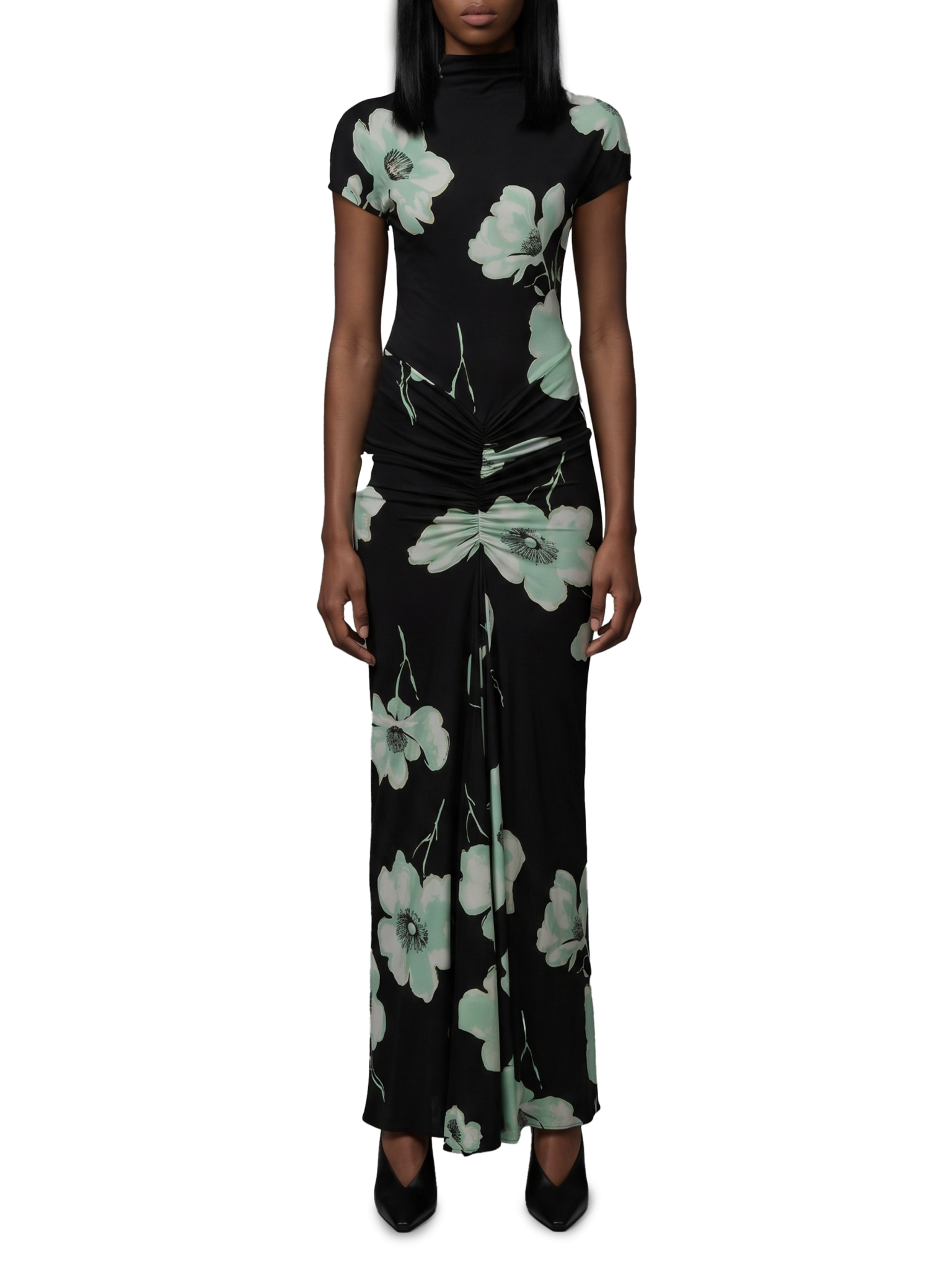 [Alaia] Short sleeve dress FW26 AA9R3173J120D__A74