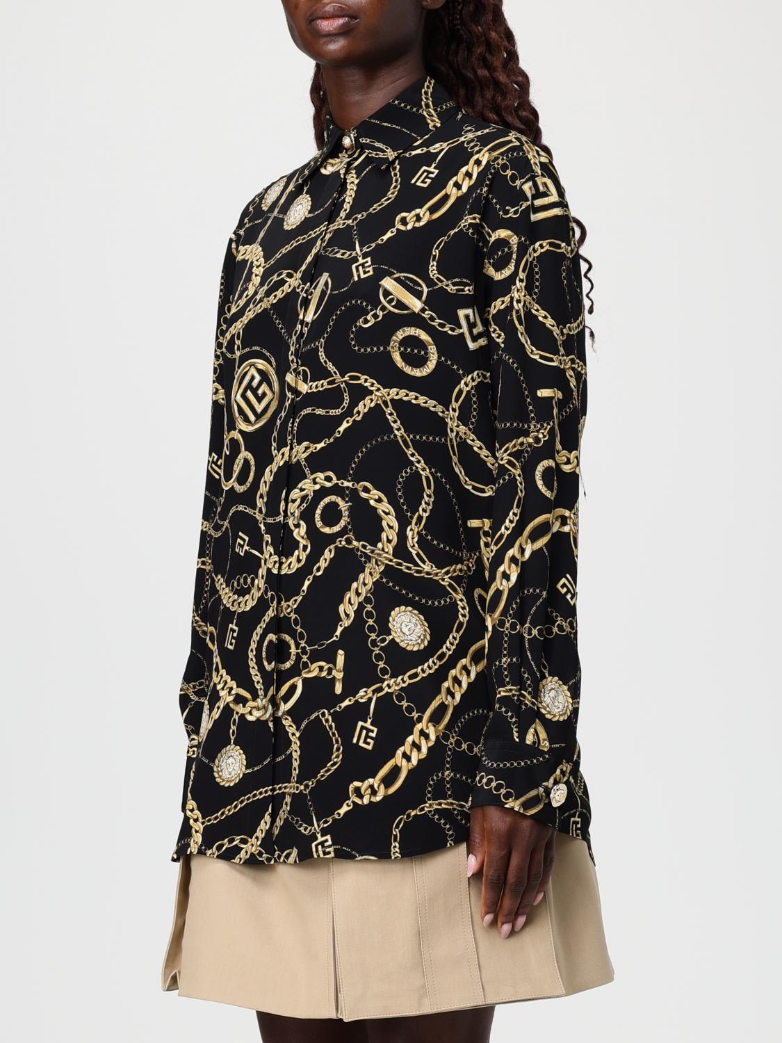 [Balmain] Shirts Long Sleeve FW25 FF1HS435SF00 EAD