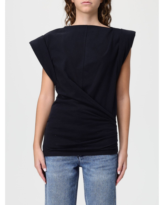 [Isabel Marant] T-shirts Short Sleeve SS26 TS0207FAA1N41I 01BK