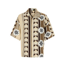 [LOEWE PAULA'S IBIZA] Shirts Short Sleeve SS25 H616Y05X78 BEIGEMULTICOLOR
