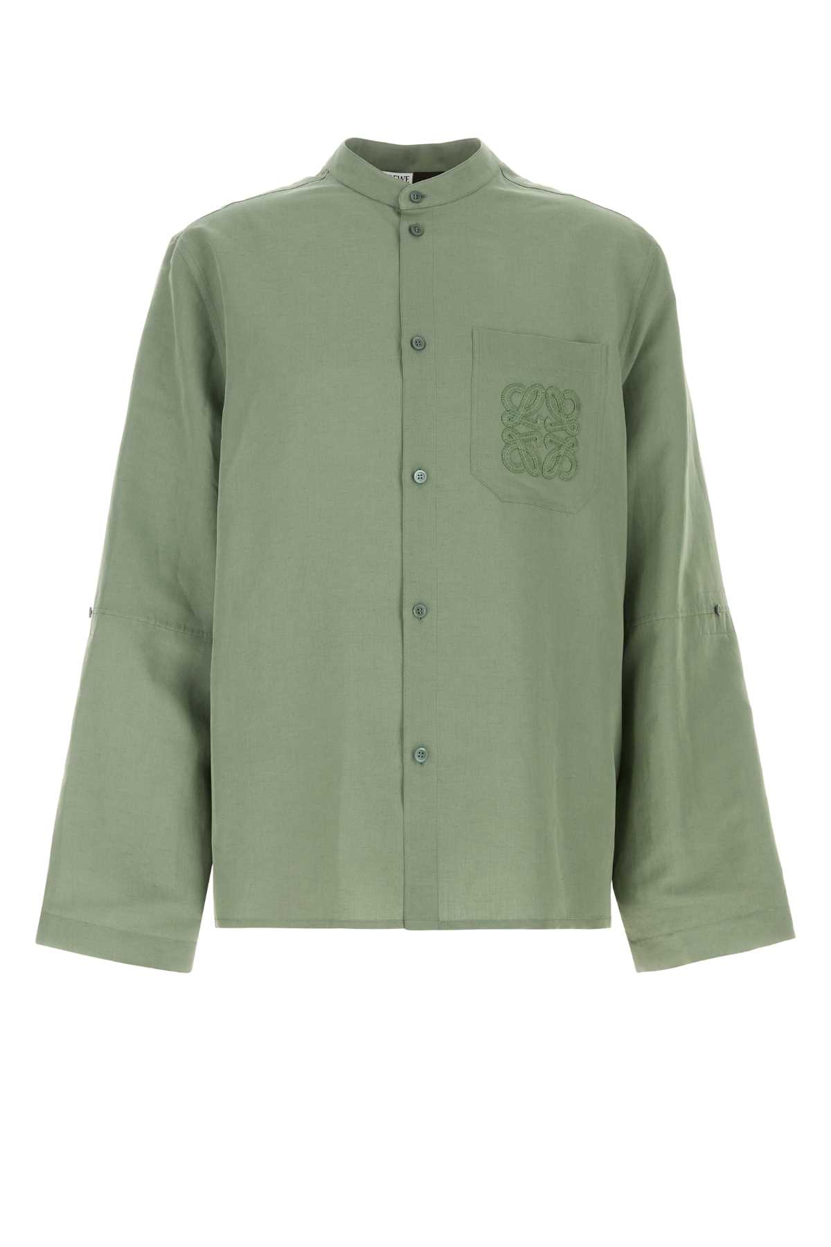 [LOEWE PAULA'S IBIZA] Shirts Long Sleeve SS25 H616Y05X80 SAGE
