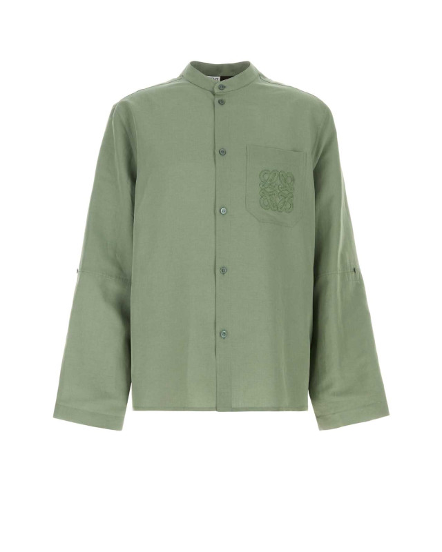 [LOEWE PAULA'S IBIZA] Shirts Long Sleeve SS25 H616Y05X80 SAGE
