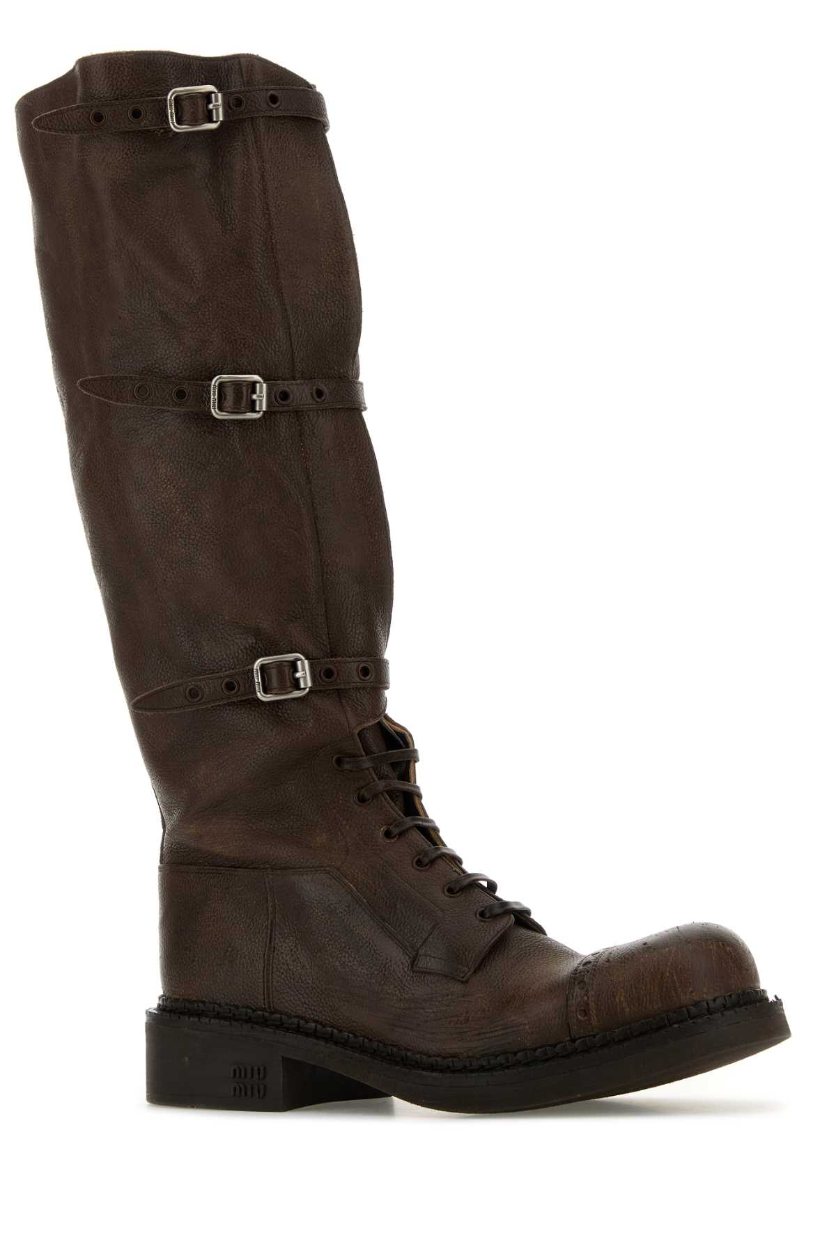 [Miu Miu] Boots FW26 5W315EFG0352KJ F0324