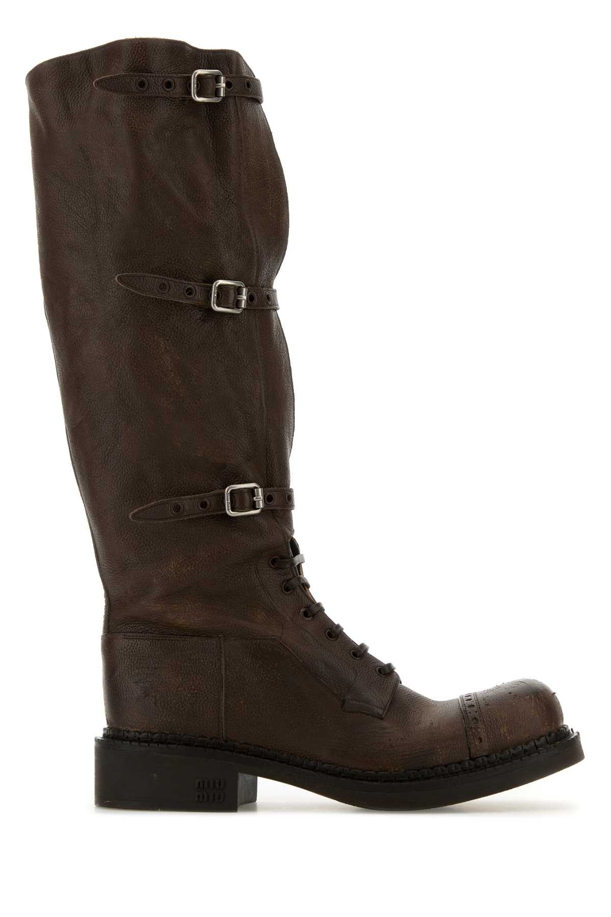 [Miu Miu] Boots FW26 5W315EFG0352KJ F0324