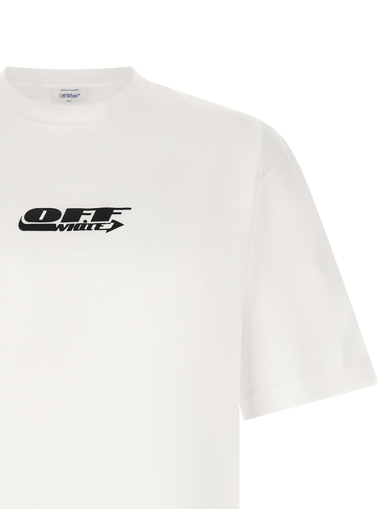 [Off-White] T-shirts Short Sleeve FW26 OMAA120F26JER00C10100100
