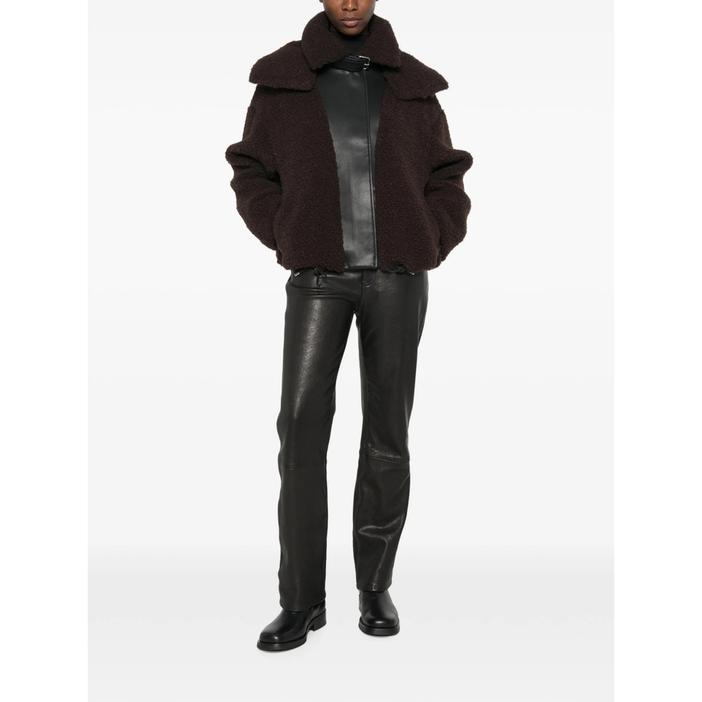 [SPORTMAX] Leather Jacket FW26 SPXFILTRO 269F 003