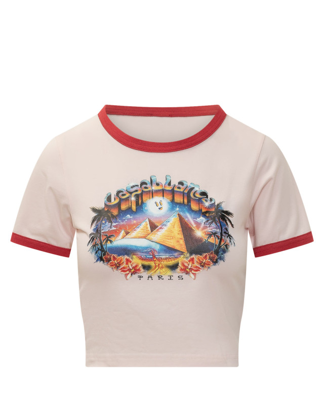 [Casablanca] T-shirts Short Sleeve FW26 WPF26JTS010 01