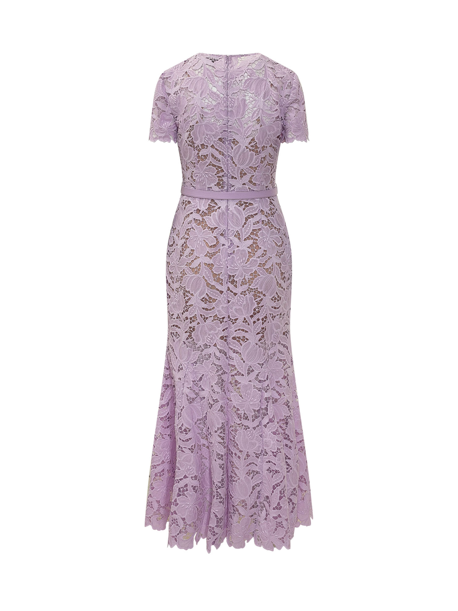 [Self-portrait] Short sleeve dress FW26 PF26107ML LILAC