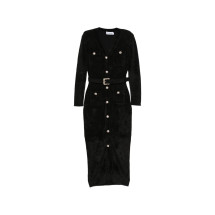 [Self - portrait] Long sleeve dress FW26 AW26-099M-BBLACK