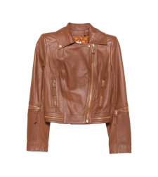 [ELISABETTA FRANCHI] Leather Jacket FW26 GD01Z66E2  FK3