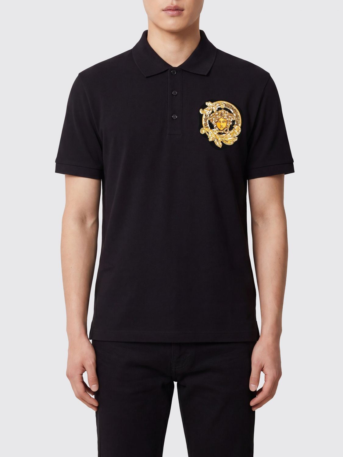 [Versace] T-shirts Short Sleeve SS26 10139061A16739 1B000