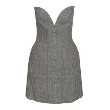 [Self-portrait] Sleeveless dress SS26 RS26-213S-GRGREY