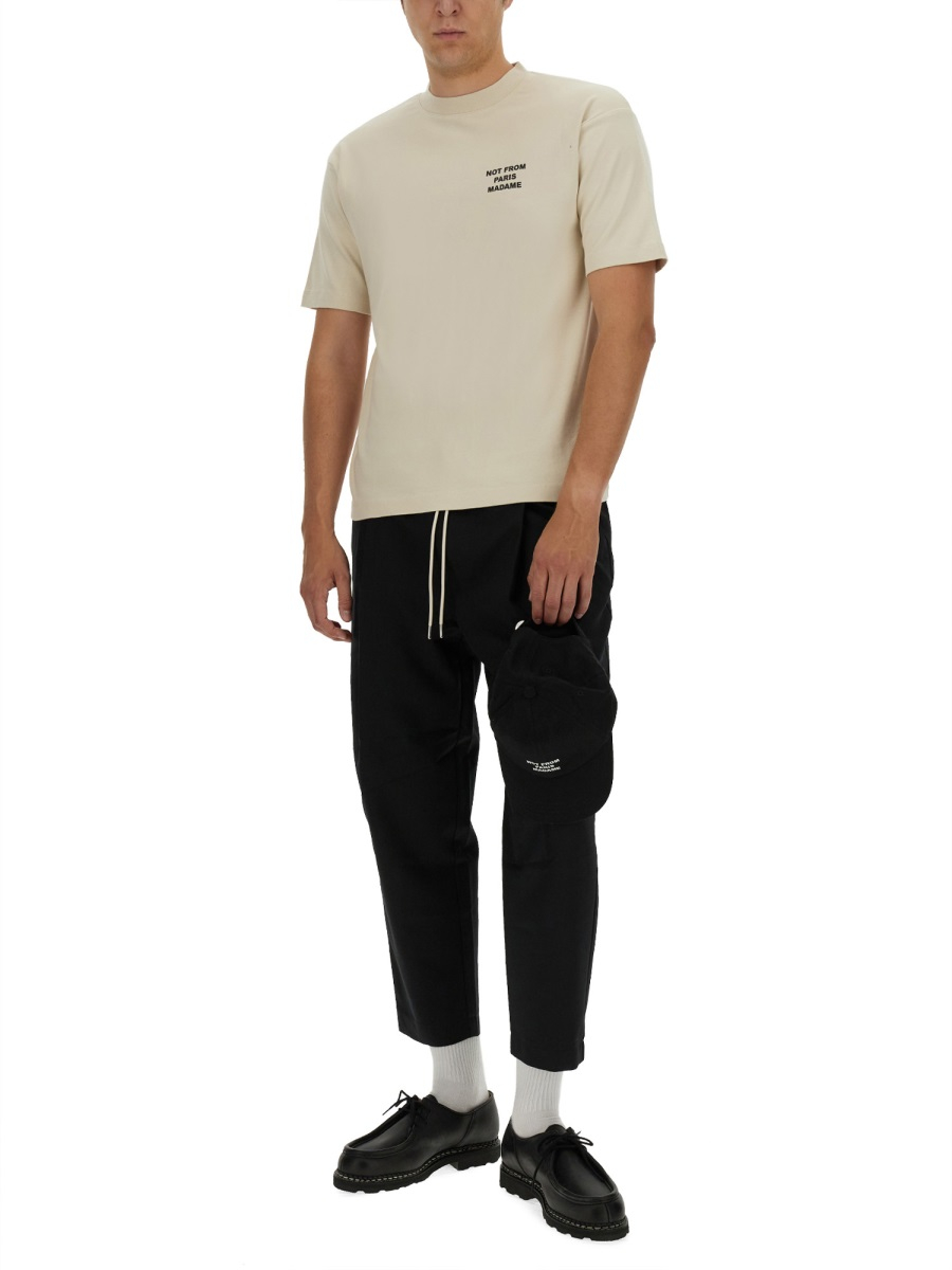 [DROLE DE MONSIEUR] T-shirts Short Sleeve FW26 TS203_CO002MASTIC