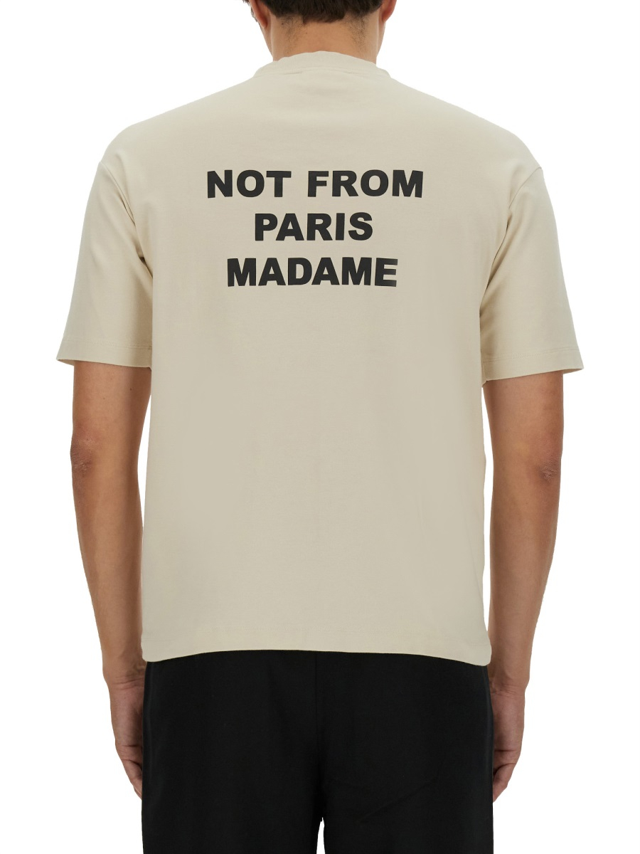 [DROLE DE MONSIEUR] T-shirts Short Sleeve FW26 TS203_CO002MASTIC