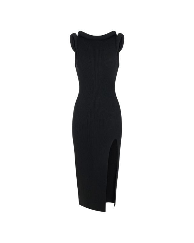 [ELISABETTA FRANCHI] Sleeveless dress FW26 AM14S66E2  110