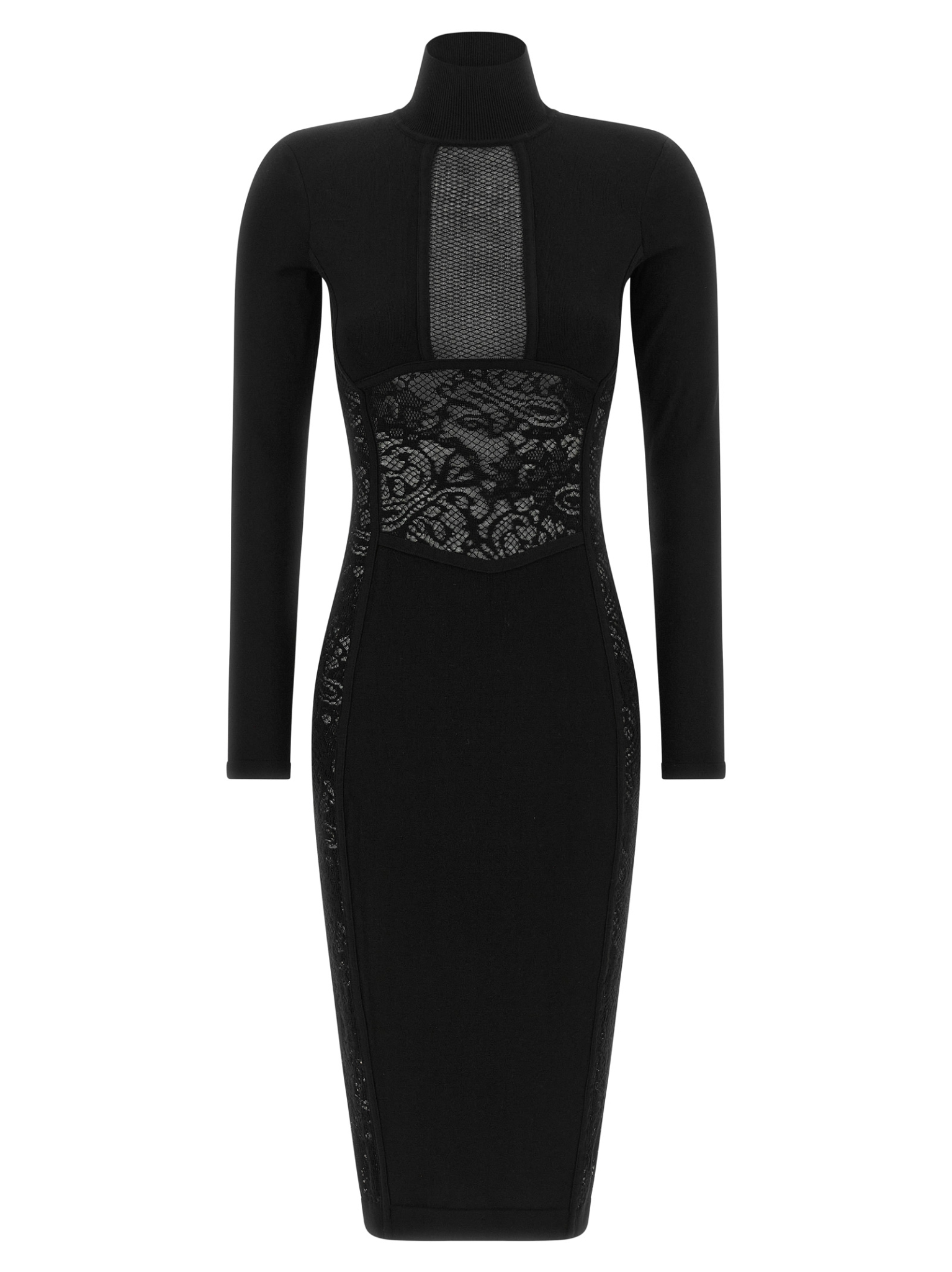 [ELISABETTA FRANCHI] Long sleeve dress FW26 AM28Q66E2110