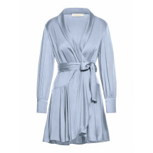 [Zimmermann] Long sleeve dress FW26 8067DF26ROCBL OCEAN BLUE
