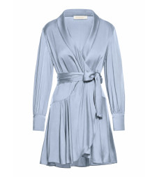 [Zimmermann] Long sleeve dress FW26 8067DF26ROCBL OCEAN BLUE
