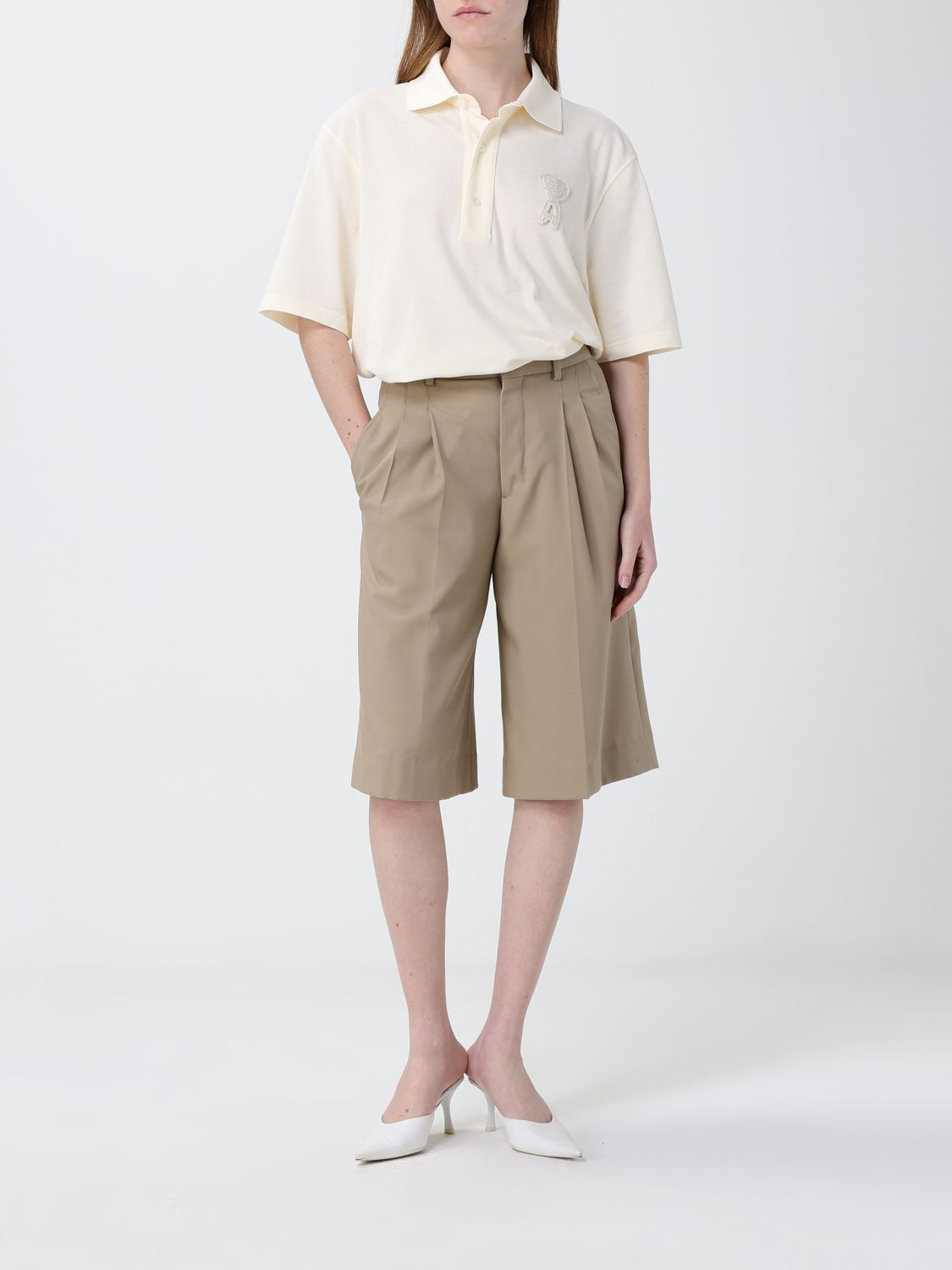 [Ami Paris] T-shirts Short Sleeve SS26 UPL428JE0221 136