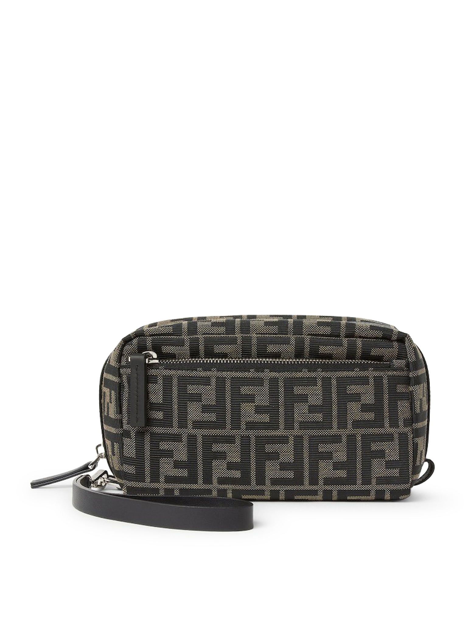 [Fendi] Pouch FW26 8N0216B16FF1PR4 TOBACCO MORO BLACK