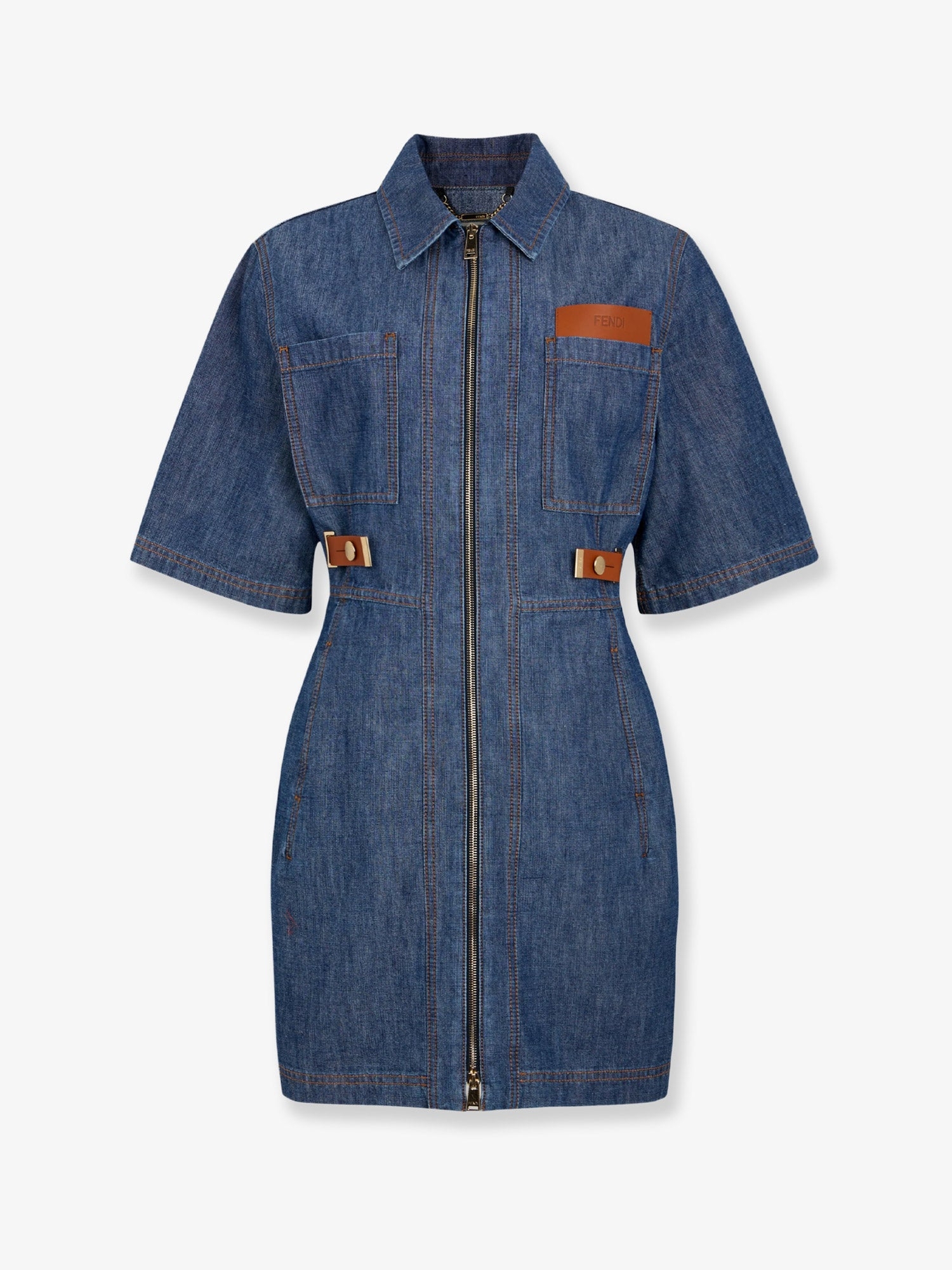 [Fendi] Short sleeve dress FW26 FLD576AW8HF0QB0
