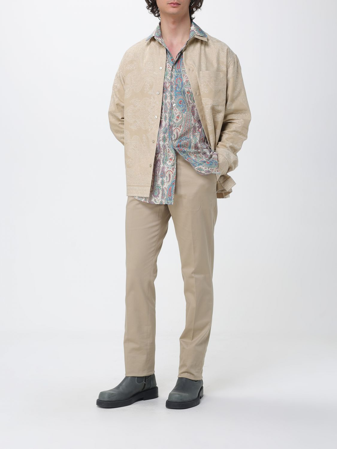 [Etro] Shirts Long Sleeve SS26 MRIB000199SA5P6 X0880