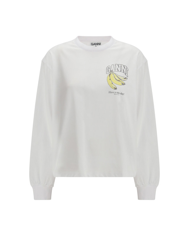 Long-Sleeve T-shirt with cherries print
