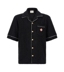 [Casablanca] Shirts Short Sleeve FW26 MPF26SH08502BLACK