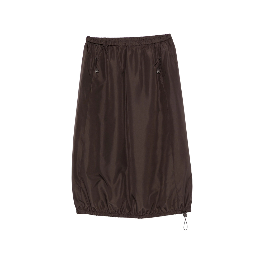 [Cecilie Bahnsen] Midi skirt FW26 RTW17007 FIE BROWN
