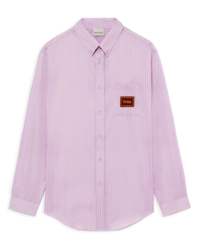 [DROLE DE MONSIEUR] Shirts Long Sleeve SS26 KSH240CO287LAV