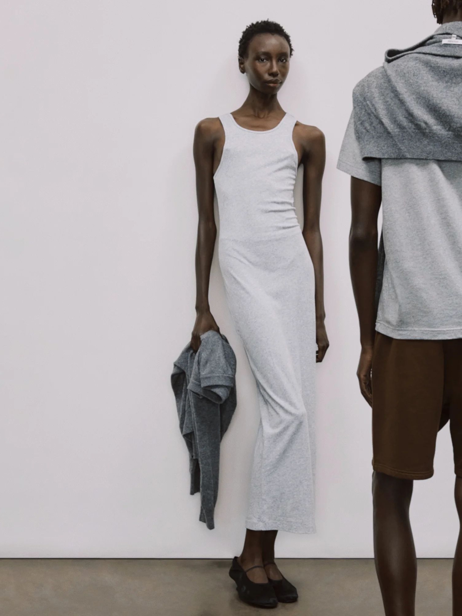 [Entire Studios] Sleeveless dress SS26 ESSS26DR01908GREYMARLE
