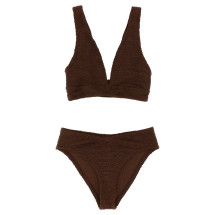 [Hunza G] Bikini SS26 ANGELBIKINIMETALLICCHOCOLATE