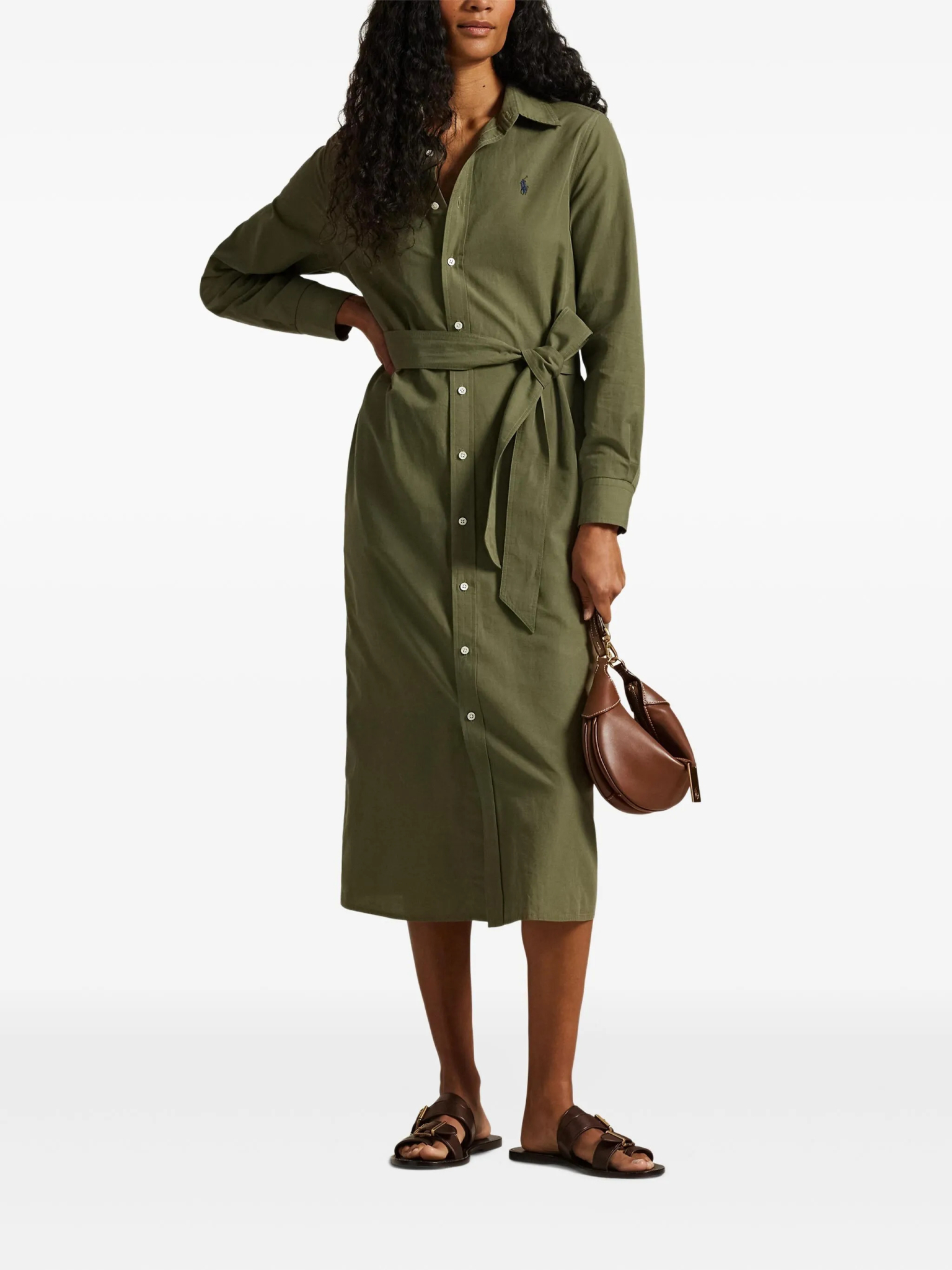 [Polo Ralph Lauren] Long sleeve dress SS26 211A96346001