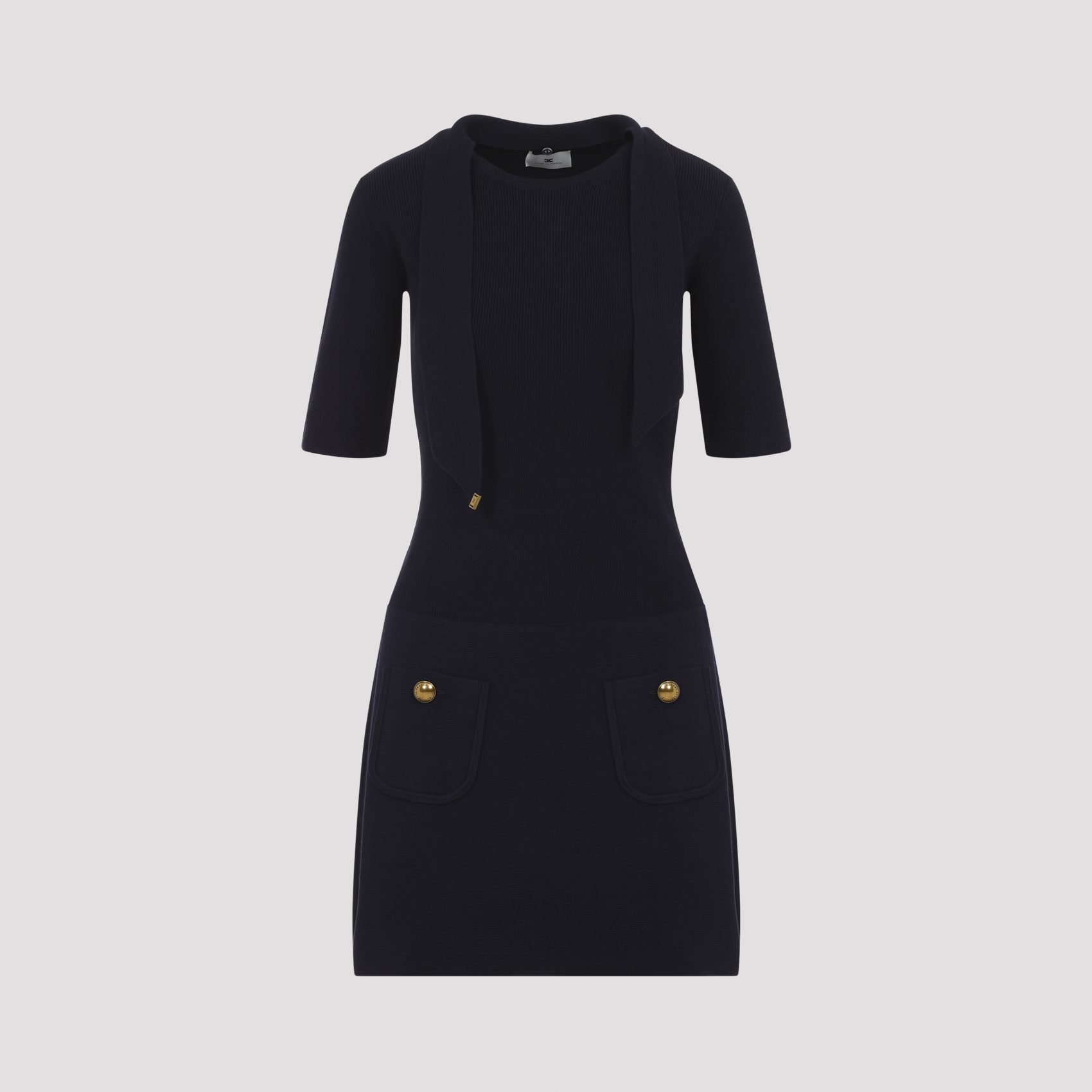 [ELISABETTA FRANCHI] Short sleeve dress FW26 AM04S66E2