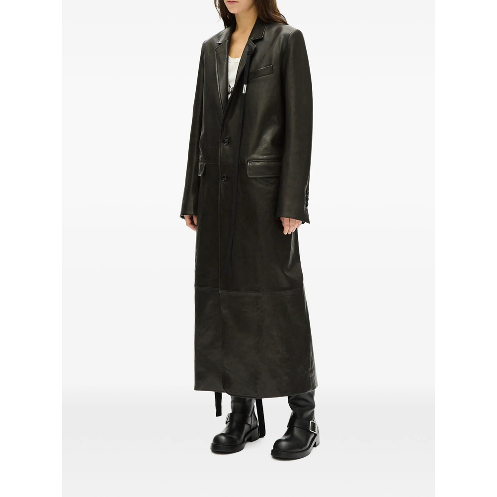 [ANN DEMEULEMEESTER] Leather Jacket FW26 B0014279 LT137 099