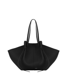 [YUZEFI] Shoulder bag FW26 LARGE-MOCHI-PEBBLE-GRAIN-LEATHER_BLACK